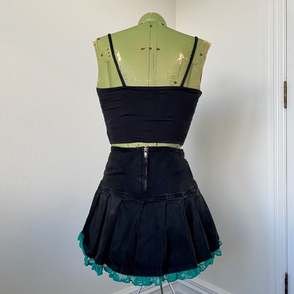 Tripp nyc teal lock skirt size S - Picture 3 of 4